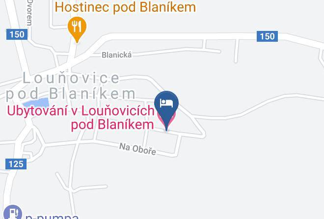 Benesov - Chalupa Pod Blanikem Maps