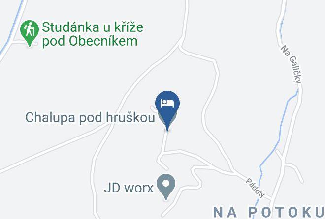 Vsetin - Chalupa Pod Hruskou Maps