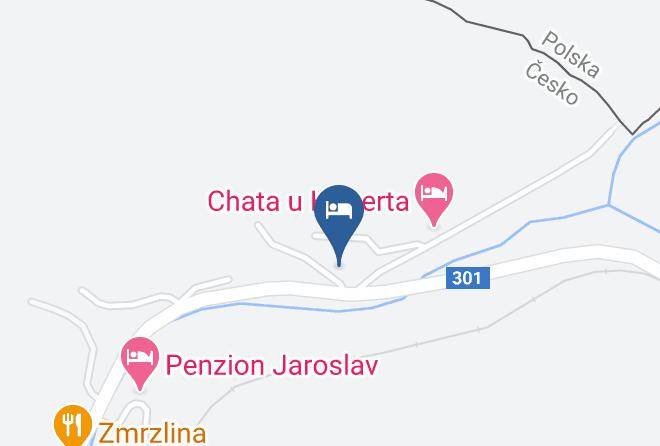 Trutnov - Chalupa Pod Studankou Maps