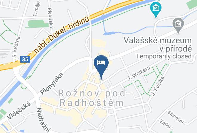 Chalupa Radegast Map