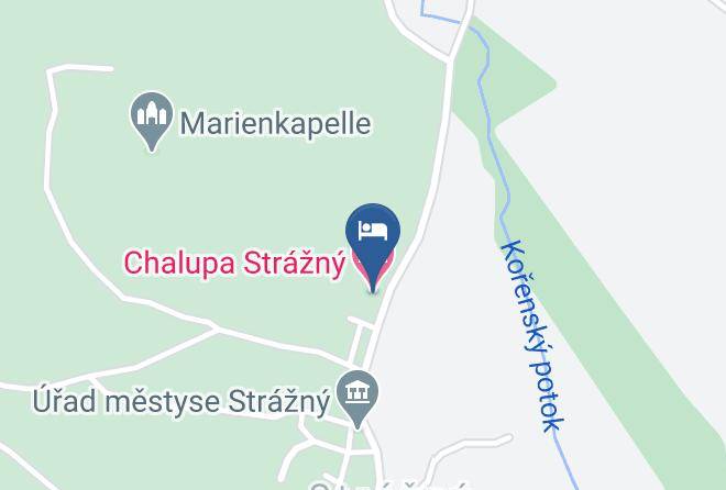 Chalupa Strazny Map