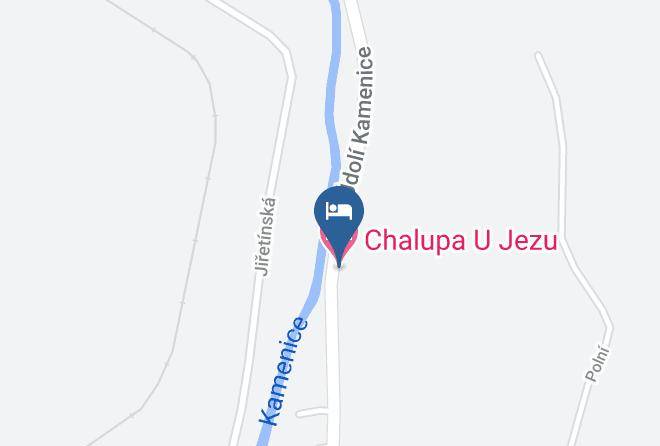 Jablonec Nad Nisou - Chalupa U Jezu Maps
