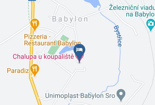 Chalupa U Koupaliste Map