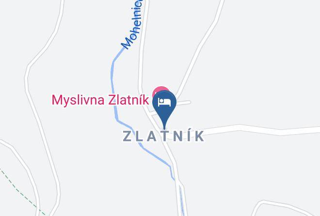 Chalupa Zlatnik Map