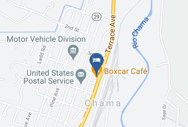 Rio Arriba - Chama Station Inn Maps