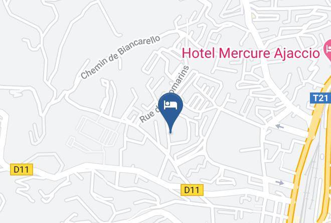 Southernsica - Chambre Ajaccio Maps