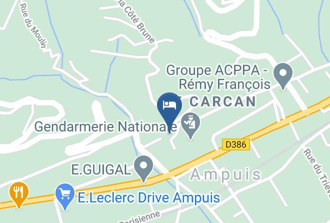 Rhone - Chambre Cote Brune Maps