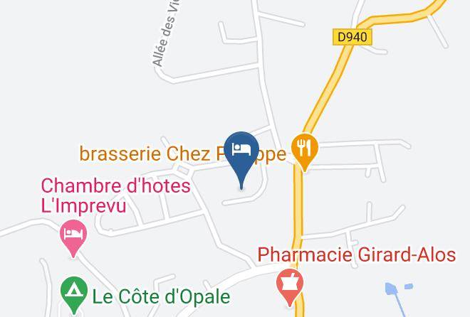 Pas De Calais - Chambre D'hote Alvama Le Touquet Maps