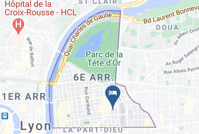 Rhone - Chambre D'hote Brotteaux Maps
