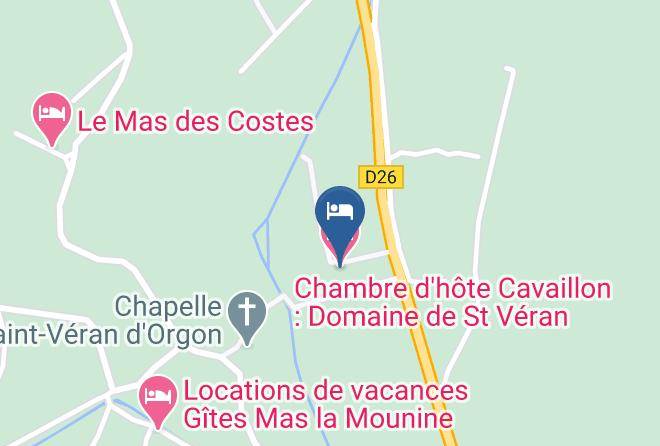 Bouches Du Rhone - Chambre D'hote Cavaillon Domaine De St Veran Maps