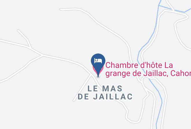 Lot - Chambre D'hote La Grange De Jaillac Cahors Maps
