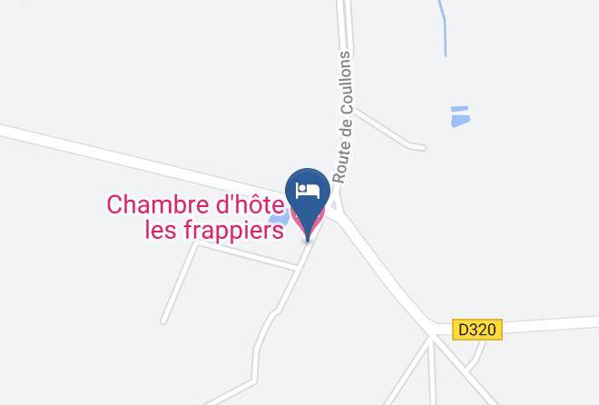 Loiret - Chambre D'hote Les Frappiers Maps