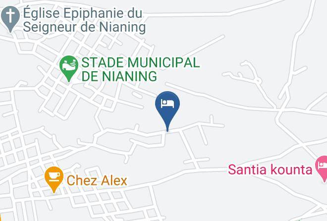 Mbour - Chambre D'hote Les Vacanciers Maps