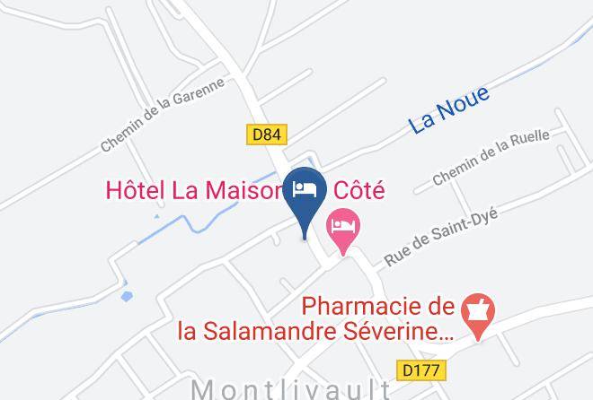Loir Et Cher - Chambre D'hote Montlivault Chambord Maps