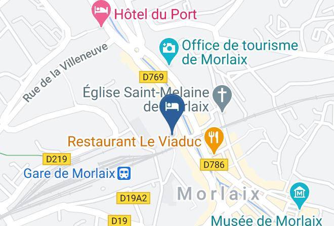 Finistere - Chambre D'hote Morlaix Maps