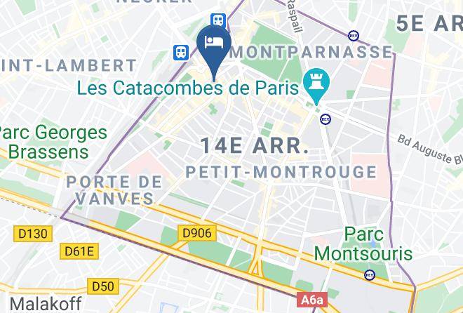Chambre D'hote Paris Montparnasse Flamant Map