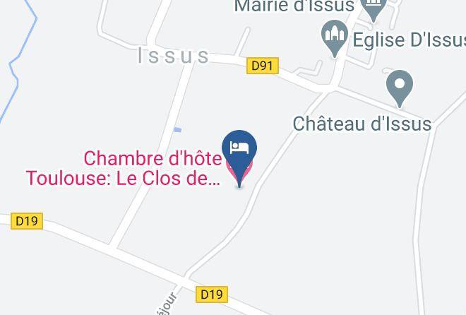 Haute Garonne - Chambre D'hote Toulouse Le Clos De Mara Maps