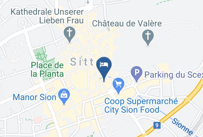 Sion - Chambre D'hote Valere Maps