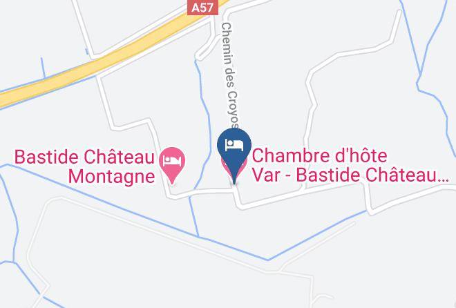 Var - Chambre D'hote Var Bastide Chateau Montagne Maps