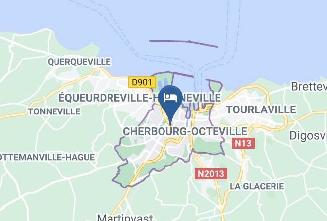 Manche - Chambre D Hotes A Cherbourg Maps