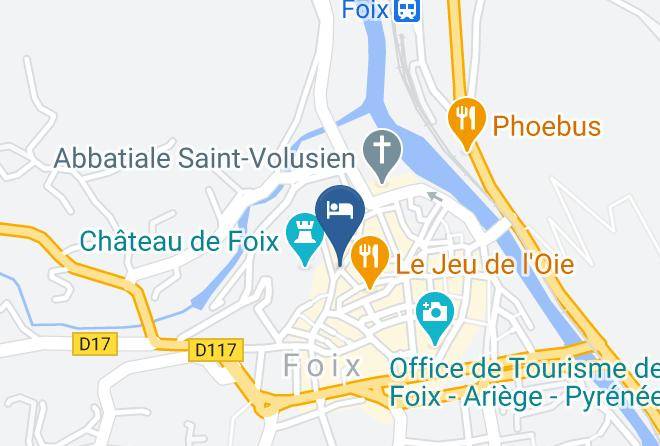 Ariege - Chambre D'hotes A La Mirandole Maps