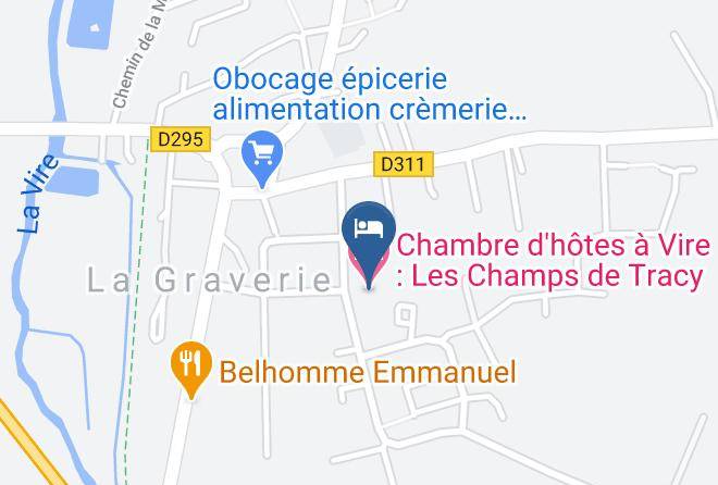 Calvados - Chambre D'hotes A Vire Les Champs De Tracy Maps