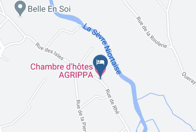 Deux Sevres - Chambre D'hotes Agrippa Maps