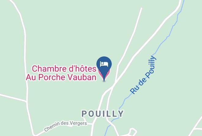 Yonne - Chambre D'hotes Au Porche Vauban Maps