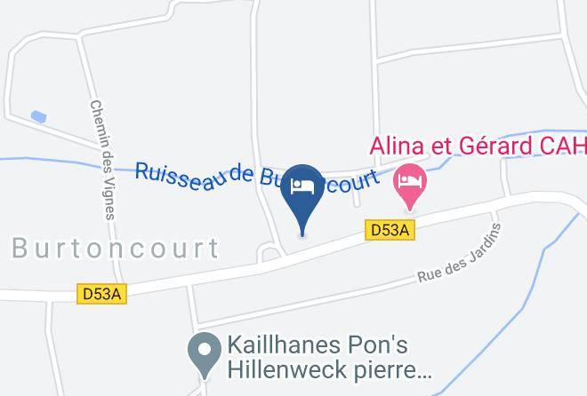 Chambre D'hotes B&b Burtoncourt Map
