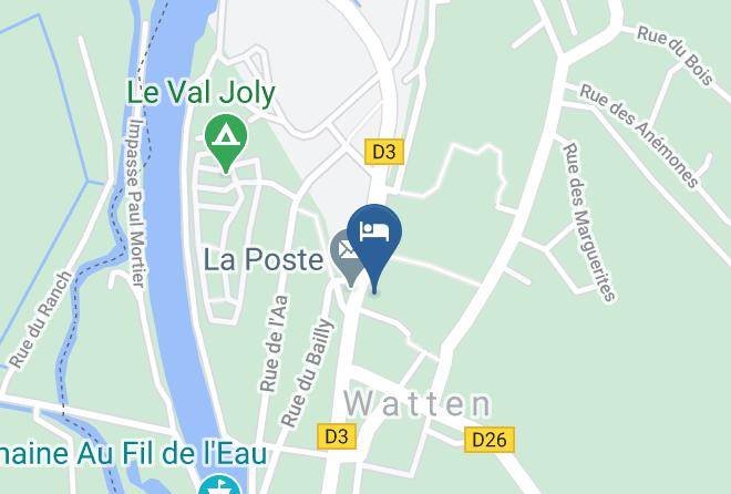 Nord - Chambre D'hotes B&b Wattendamhuys Maps