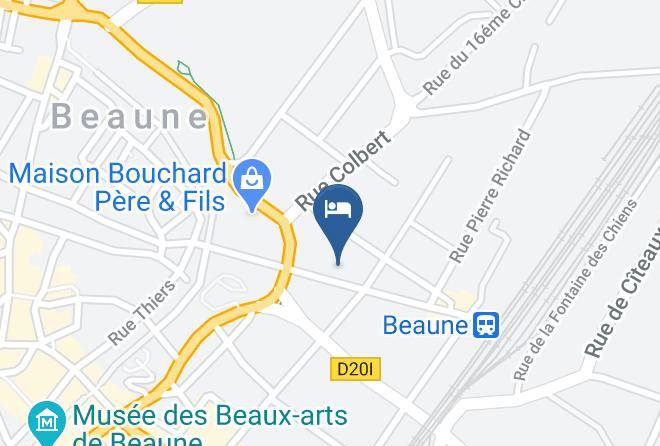 Cote D Or - Chambre D'hotes Beaune Le Clos Maps