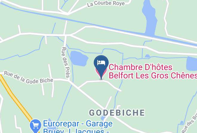 Haute Saone - Chambre D'hotes Belfort Les Gros Chenes Maps