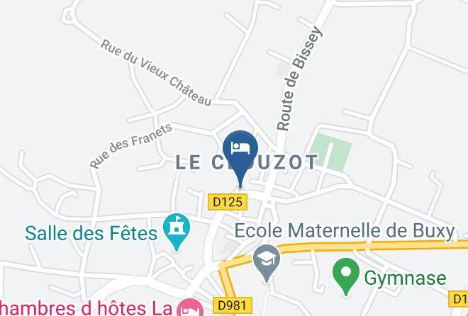 Saone Et Loire - Chambre D'hotes Brocante De La Graineterie Maps