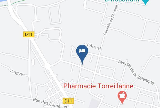 Pyrenees Orientales - Chambre D'hotes Bulle De Soleil Maps