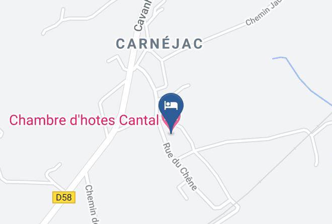Cantal - Chambre D'hotes Cantal Maps