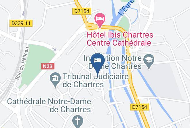 Eure Et Loir - Chambre D'hotes Centre Cathedrale Avec Parking Prive Maps