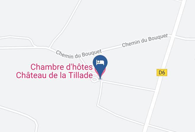 Charente Maritime - Chambre D'hotes Chateau De La Tillade Maps