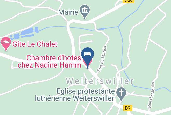 Bas Rhin - Chambre D'hotes Chez Nadine Hamm Maps