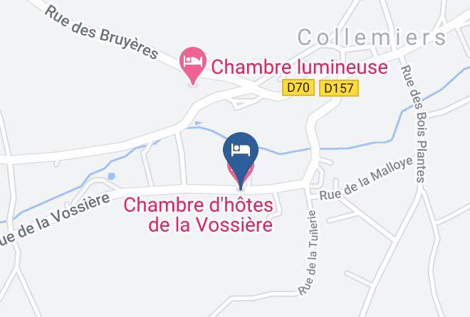 Yonne - Chambre D'hotes De La Vossiere Maps