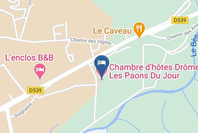 Drome - Chambre D'hotes Drome Les Paons Du Jour Maps