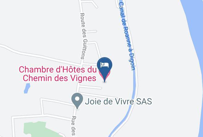 Loire - Chambre D'hotes Du Chemin Des Vignes Maps