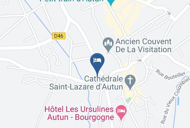 Saone Et Loire - Chambre D'hotes Du Faubourg Talus Maps
