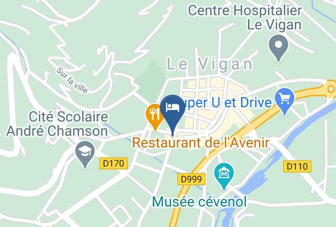 Gard - Chambre D'hotes En Centre Ville Maps