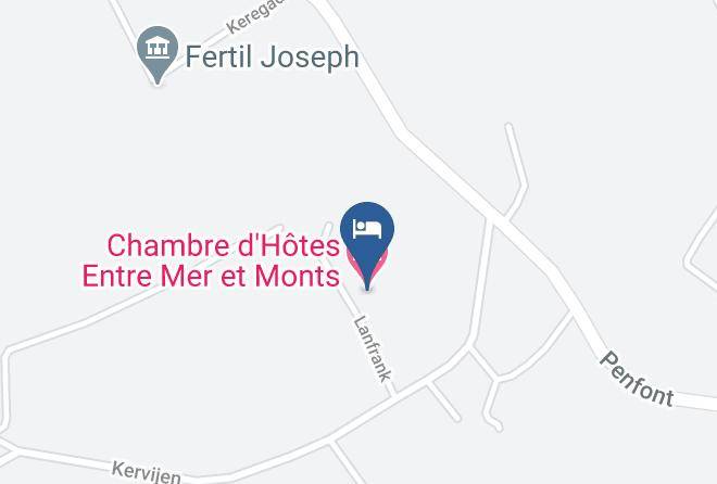 Finistere - Chambre D'hotes Entre Mer Et Monts Maps