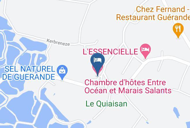 Loire Atlantique - Chambre D'hotes Entre Ocean Et Marais Salants Maps