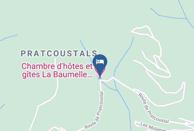 Gard - Chambre D'hotes Et Gites La Baumelle Arphy Le Vigan Maps