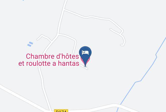 Gers - Chambre D'hotes Et Roulotte A Hantas Maps