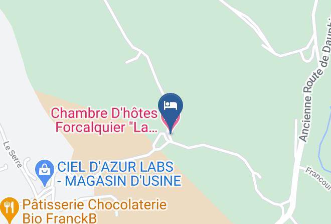 Alpes De Haute Provence - Chambre D'hotes Forcalquier La Margotte Maps