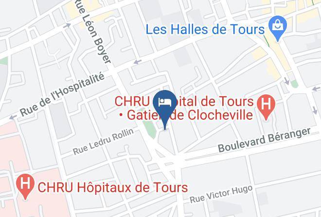 Indre Et Loire - Chambre D'hotes Gite Le Patio Saint Eloi Tours Maps