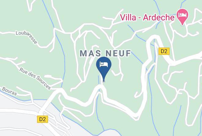 Ardeche - Chambre D'hotes Gite Pour Motard Le Virage Maps